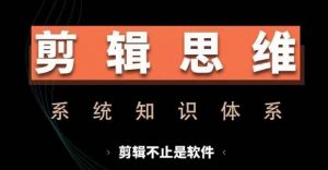 剪辑思维系统课,从软件到思维,系统学习实操进阶,从讲故事到剪辑技巧全覆盖-水滴知识网