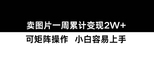 小红书【卖图片】一周累计变现2W+小白易上手-水滴知识网