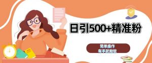 私域引流获客神器,全自动引流玩法日引 500+精准粉 加爆你的微信【揭秘】-水滴知识网