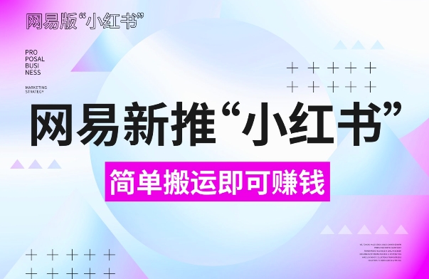 网易官方新推“小红书”,搬运即有收益,新手小白千万别错过(附详细教程)【揭秘】-水滴知识网