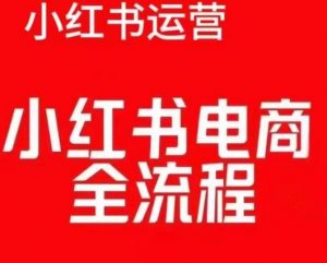 红薯电商实操课,小红书电商全流程-水滴知识网