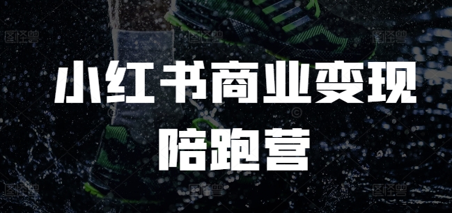 小红书商业变现陪跑营,小红书电商教程-水滴知识网