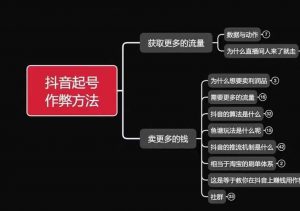 古木抖音起号作弊方法鱼塘起号，获取更多流量，卖更多的钱-水滴知识网