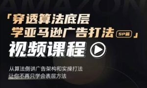 穿透算法底层,学亚马逊广告打法SP篇,从算法侧讲广告架构和实操打法,让你不再只学会表层方法-水滴知识网