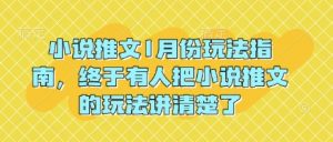 小说推文1月份玩法指南，终于有人把小说推文的玩法讲清楚了!-水滴知识网