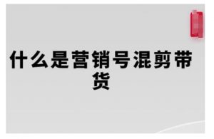 营销号混剪带货,从内容创作到流量变现的全流程,教你用营销号形式做混剪带货-水滴知识网