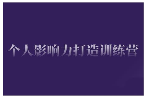 个人影响力打造训练营,掌握公域引流、私域运营、产品定位等核心技能,实现从0到1的个人IP蜕变-水滴知识网