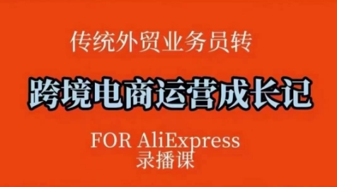 跨境电商速卖通运营课，​运营方法论+后台实操，逻辑清晰-水滴知识网