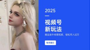 搬运老外奇葩视频,撸视频号分成计划收益,每天只需一小时,新手小白轻松月入过W-水滴知识网
