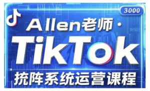 TikTok投流矩阵系统运营课程，全面覆盖TikTok投流的核心技巧与运营策略（更新2025）-水滴知识网