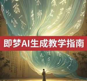 2025即梦ai生成视频教程,一学就会国内免费文字生成视频图片生成视频-水滴知识网
