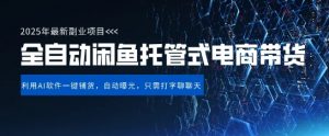 【闲鱼全自动电商带货】三年磨一剑,一朝露锋芒,长期稳定项目,单日稳定变现5张【揭秘】-水滴知识网