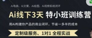 AI实操培训第20-21期线下,0基础保姆级教程,3月最新整理,企业获客、降本增效、打造超级个体-水滴知识网