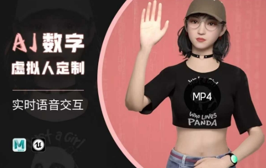 Ai数字人虚拟(智能体)实时语音交互特训营,自行定制超写实角色AI数字人交互技术-水滴知识网