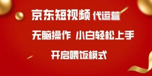 京东短视频代运营,全程喂饭,小白轻松上手【揭秘】-水滴知识网