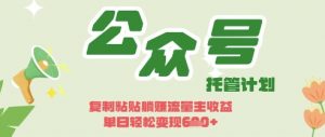 开启躺Z模式，Deepseek+公众号流量主，日入3张【揭秘】-水滴知识网