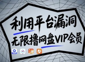 利用平台漏洞,无限撸网盘VIP会员,用户亲测有效!【漏洞原理+操作演示】-水滴知识网