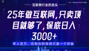 什么!25年你还在找项目做?风口早就变了,卖项目才是稳挣不赔【揭秘】-水滴知识网