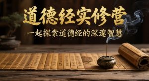 道德经实修营,一起探索道德经的深邃智慧-水滴知识网