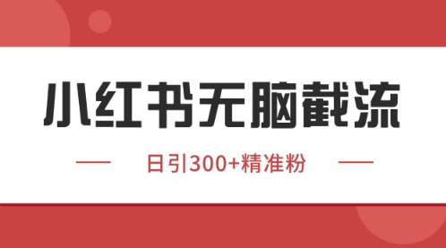 小红书只要你有同行就能获客,独家野路子获客玩法,暴力截流【揭秘】-水滴知识网
