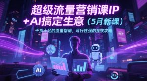 超级流量营销课IP+AI搞定生意（5月新课）干货十足的流量指南，可行性强的提效攻略-水滴知识网