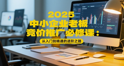 2025中小企业老板竞价推广必修课:从入门到精通的进阶之路-水滴知识网