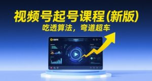 视频号起号课程(新版),吃透算法,弯道超车-水滴知识网