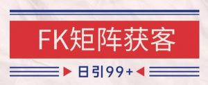 小红书某音FK赛道引流获客 自热矩阵日引200+【揭秘】-水滴知识网