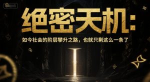 付费文章:绝密天机:如今社会的阶层攀升之路,也就只剩这么一条了-水滴知识网
