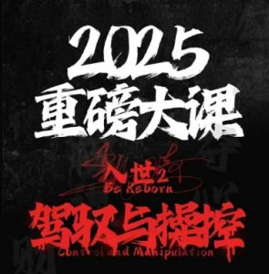 2025重磅大课,入世2,驾驭与控制-水滴知识网