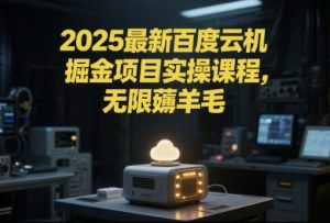 2025最新百度云机掘金项目实操课程单窗口保底5-10元月收益单窗口150+【揭秘】-水滴知识网