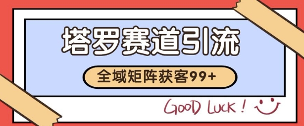 小红书某音塔罗赛道引流获客 自热矩阵日引200+【揭秘】-水滴知识网