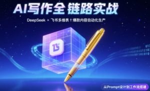 AI写作全链路:DeepSeek结构化Prompt+飞书多维表打造爆款内容体系-水滴知识网