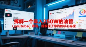 付费文章：拆解一个年入250W的油管（youtube）账号，我发现了挣钱的核心秘密-水滴知识网