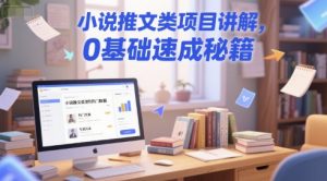 小说推文类项目讲解,0 基础速成秘籍-水滴知识网