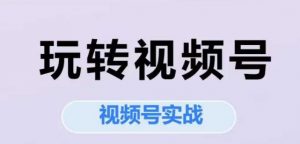 玩转视频号，视频号实战系列课-水滴知识网