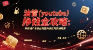油管(youtube)挣钱全攻略:从开通广告收益到国内收款的实操指南-水滴知识网