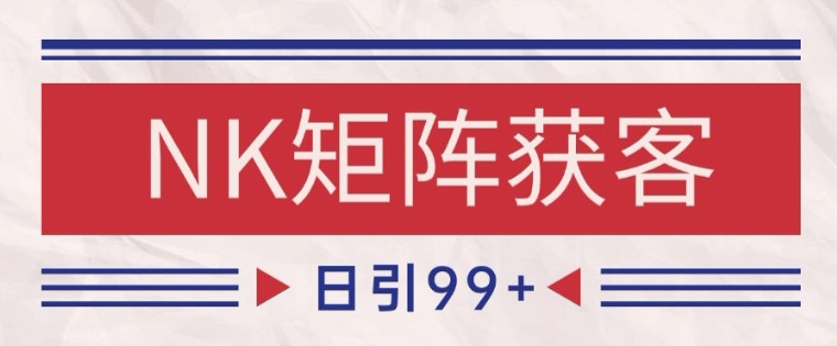 小红书某音NK赛道引流获客 自热矩阵日引200+【揭秘】-水滴知识网