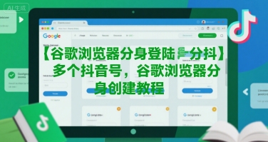 谷歌浏览器分身登陆多个抖音号，谷歌浏览器分身创建教程-水滴知识网