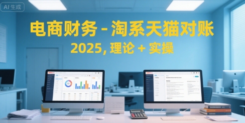 电商财务-淘系天猫对账2025,理论+实操-水滴知识网