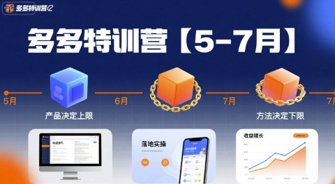 多多特训营【5-7月】产品决定上限,方法决定下限,各种玩法技巧落地实操-水滴知识网