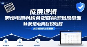 跨境电商财稅合规底层逻辑思维课-跨境电商财税教程-水滴知识网