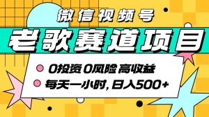超牛逼的经典老歌赛道，AI原创无需搬运，每天10分钟，日入5张+，带实操教程-水滴知识网