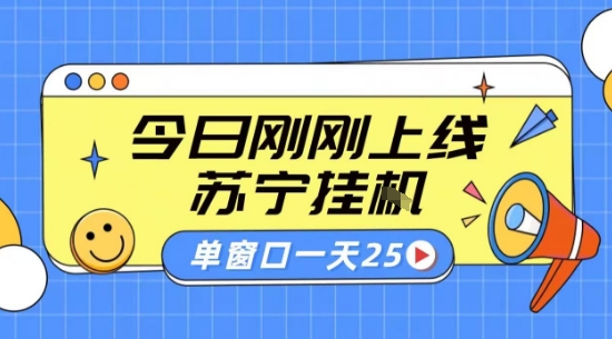 苏宁全自动采集挂G项目 稳定可批量 单窗口收益30+ 附教程【揭秘】-水滴知识网