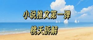 小说推文项目操作全流程第一弹,0粉就能做,门槛低非常适合新手-水滴知识网