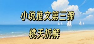 小说推文项目操作全流程第三弹，0粉就能做，门槛低非常适合新手-水滴知识网