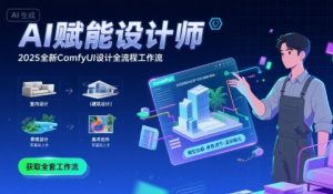AI赋能设计师， 2025全新comfyui设计全流程工作流 ，室内-建筑-景观-美术，零基础直接上手-水滴知识网