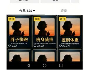 超高变现的短视频减肥细分赛道，减肥账号抖音实战训练营-水滴知识网