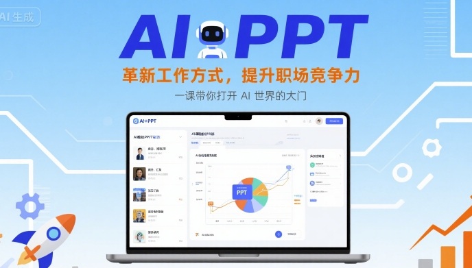 AI+PPT:革新工作方式,提升职场竞争力,一课带你打开 AI 世界的大门-水滴知识网