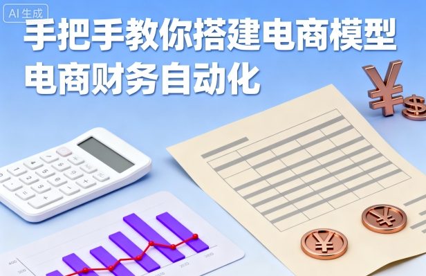 手把手教你搭建电商模型-电商财务自动化-水滴知识网